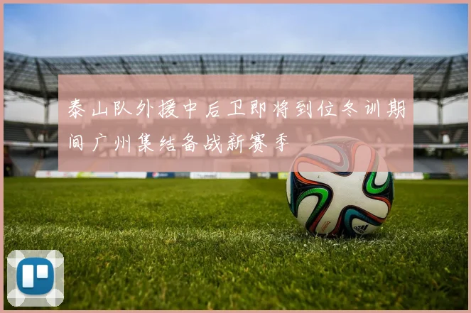泰山队外援中后卫即将到位冬训期间广州集结备战新赛季